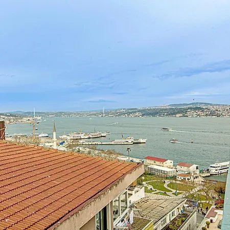 דירה Central Modern Flat With Bosphorus View In Beyoglu